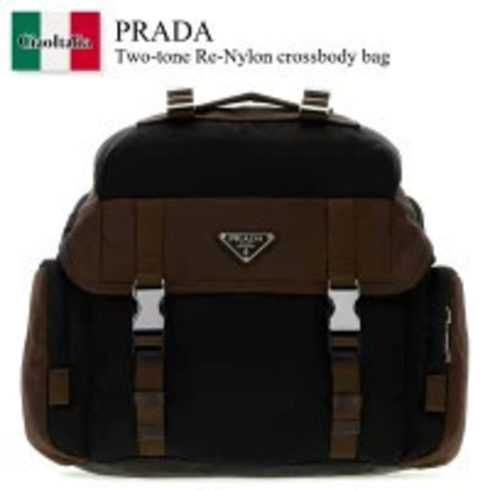 Prada Bag Handbag Two Tone Re Crossbody Shoulder